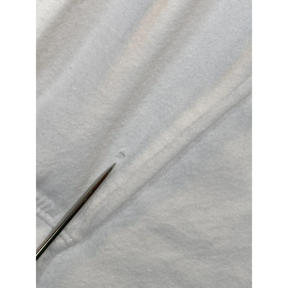 The North Face Shirt Men's XL White Crew Neck Long Sleeve Graphic Tee Cotton